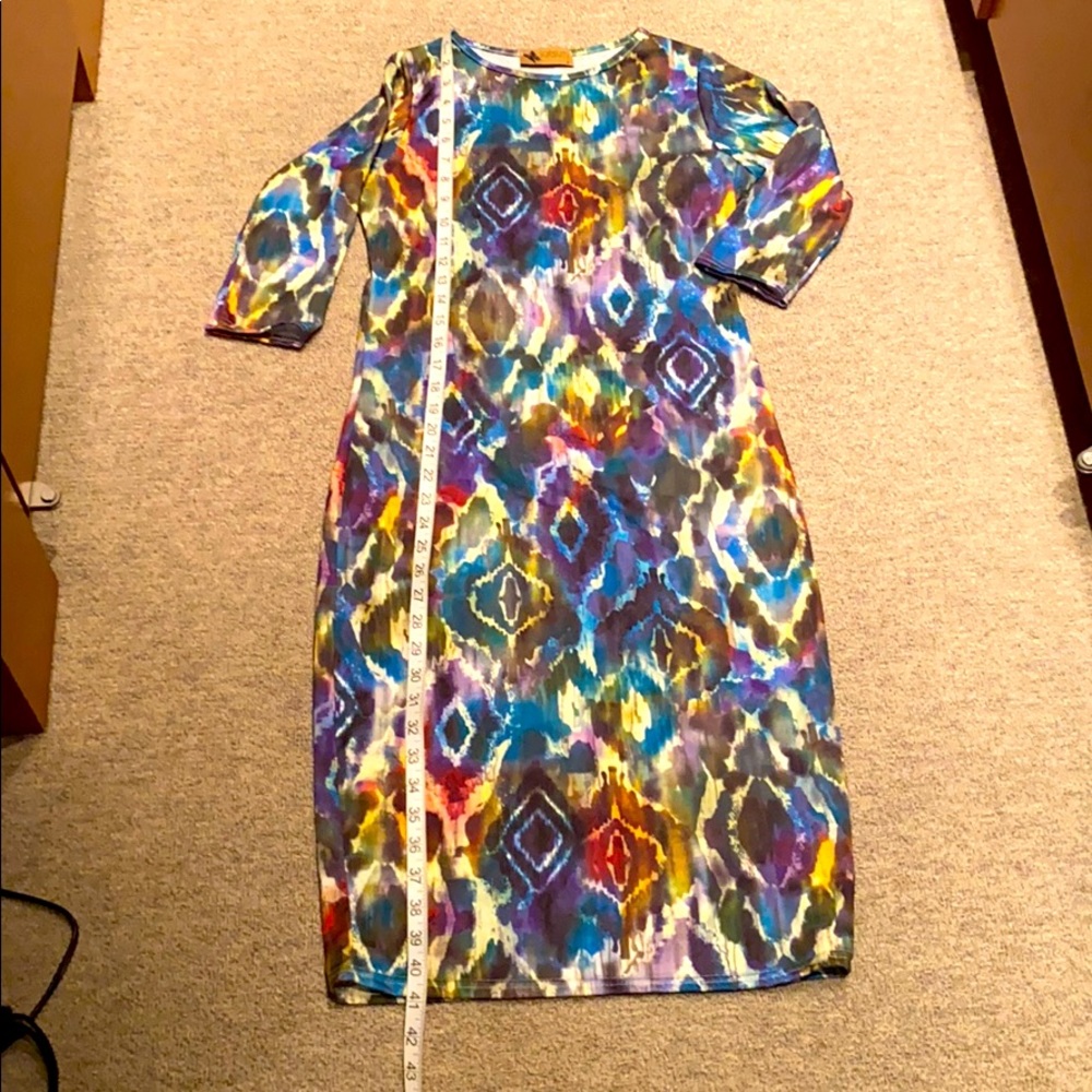 Printed sheath dress
